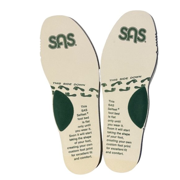 SAS Tripad Comfort USA Shoe Replacement Insoles Inserts New Selfset Size Womens - Picture 2 of 2